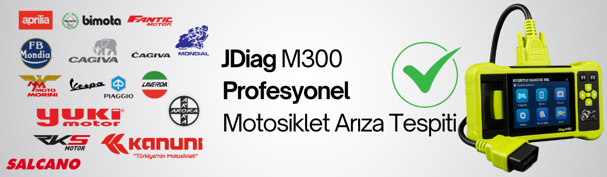 jdiag m300 motosiklet arıza tespit cihazı