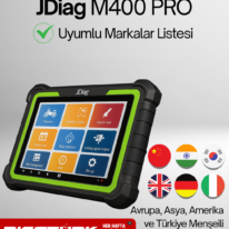 jdiag m400 pro uyumlu markalar