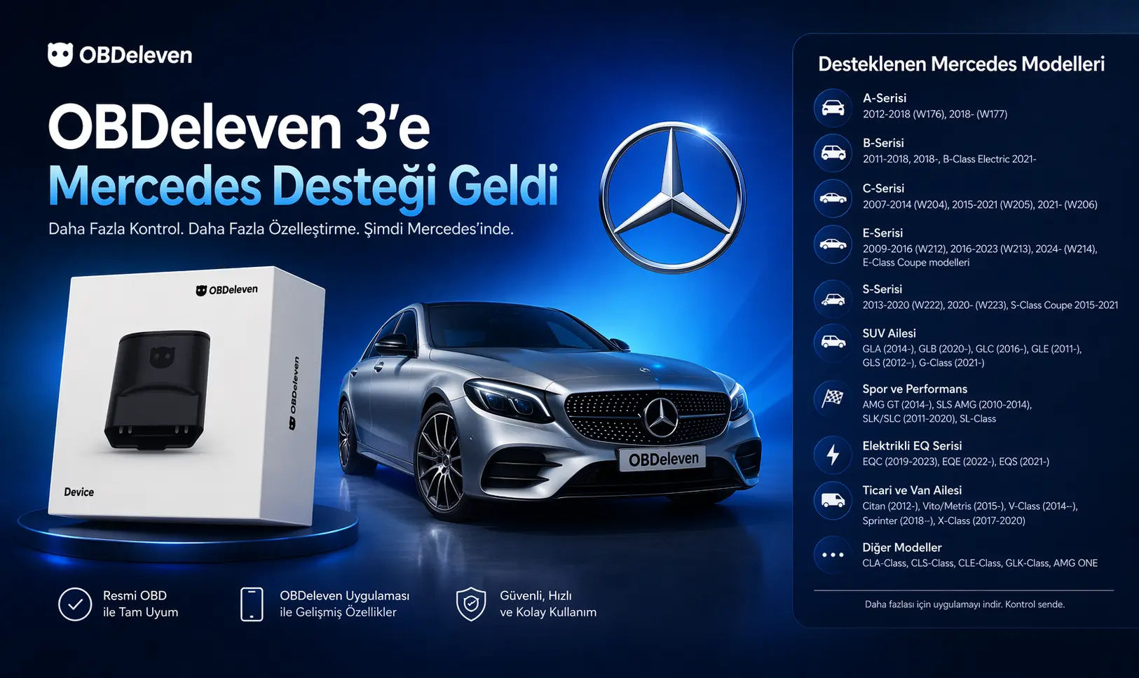 mercedes desteği