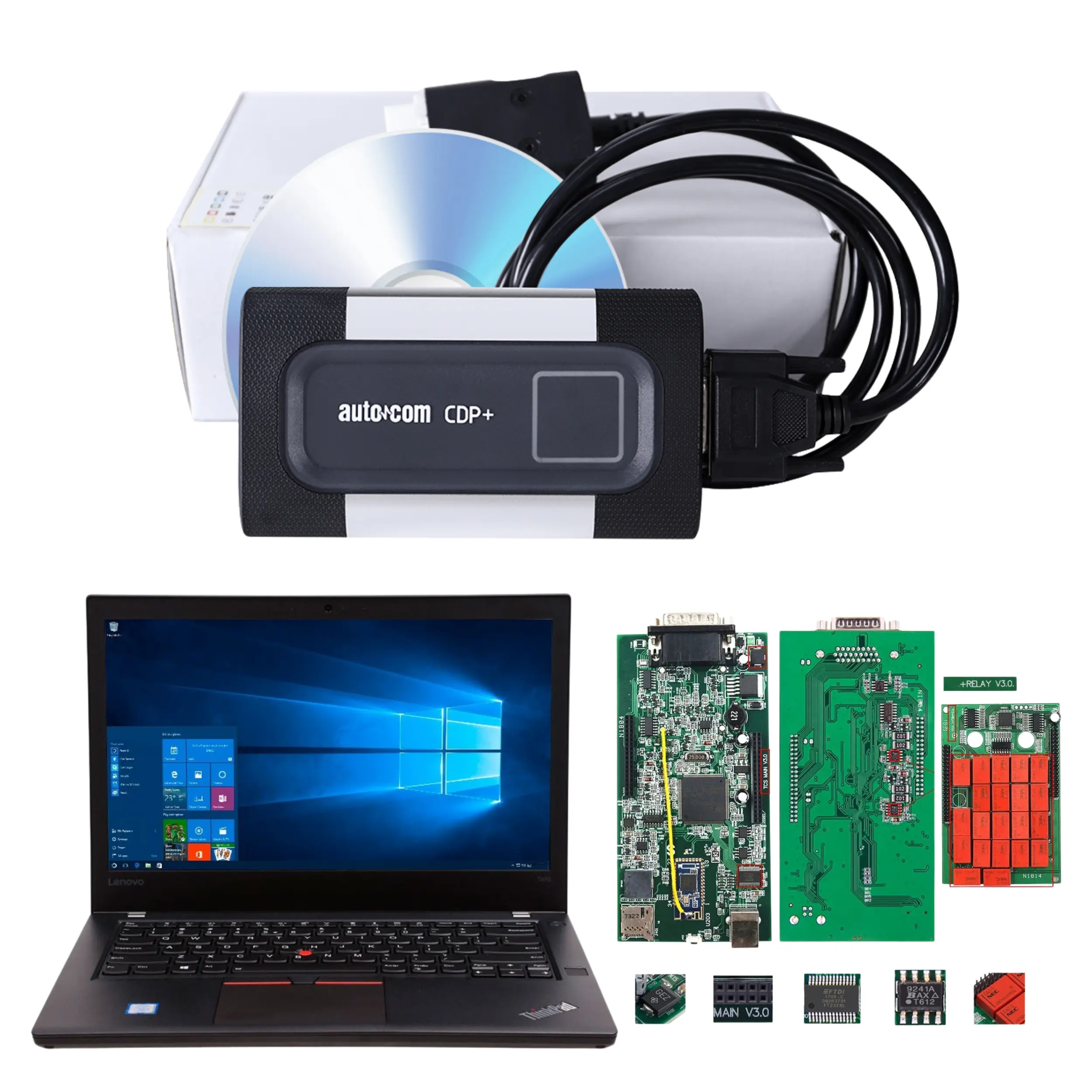autocom-cdp-set autocom cdp+ bilgisayar hazır set arıza tespit seti